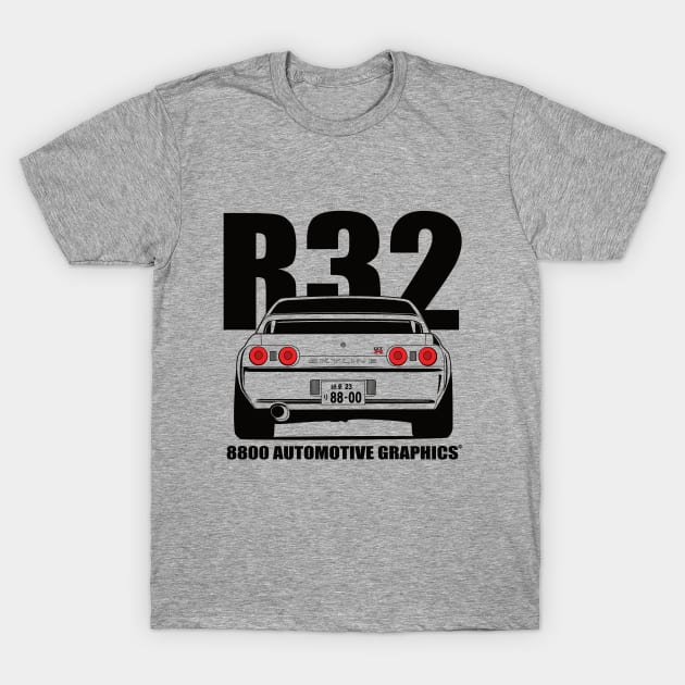 Nissan R32 Skyline GTR Transparent Version T-Shirt by 8800ag